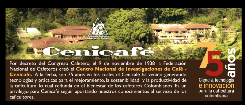 <p>Cenicafé 75 años</p> - Clic para ampliar