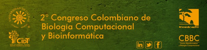 <p>Banner del Segundo Congreso Colombiano de Biología Computacional</p> - Clic para ampliar