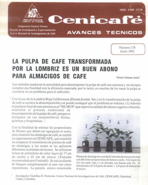 <p>(avt0178)La pulpa de café transformada por la lombriz es un buen abono para almácigos de café. (avt0178)</p> <p>(avt0178)La pulpa de café transformada por la lombriz es un buen abono para almácigos de café. (avt0178)</p>