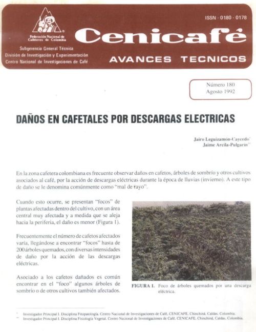 <p>(avt0180)Daños en cafetales por descargas eléctricas. (avt0180)</p> <p>(avt0180)Daños en cafetales por descargas eléctricas. (avt0180)</p>