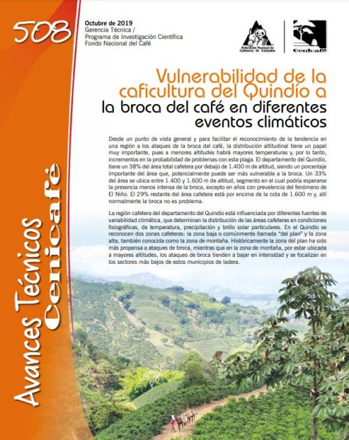 <p>(avt0508)Vulnerabilidad de la caficultura del Quindío a la broca del café en diferentes eventos climáticos (avt0508)</p>
