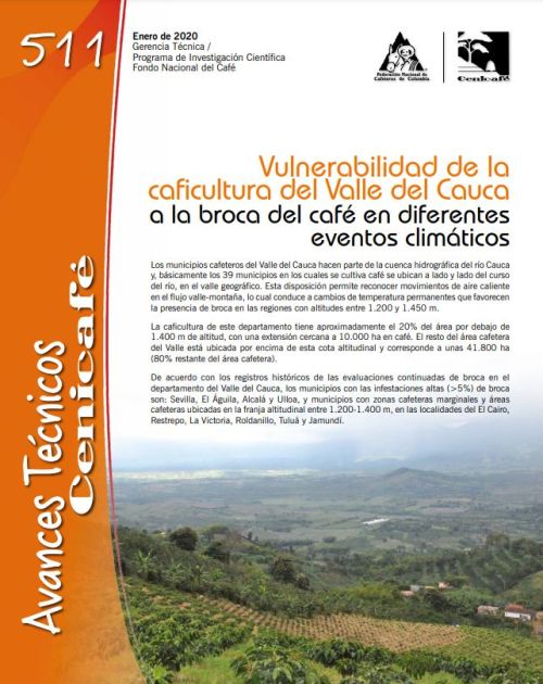 <p>(avt0511)Vulnerabilidad de la caficultura del Valle del Cauca a la broca del café en diferentes eventos climáticos(avt0511)</p>