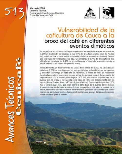 <p>(avt0513)Vulnerabilidad de la caficultura de Cauca a la broca del café en diferentes eventos climáticos (avt0513)</p>