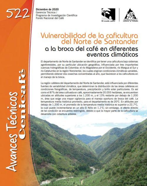 <p>(avt0522)Vulnerabilidad de la caficultura del Norte de Santander a la broca del café en diferentes eventos climáticos (avt0522)</p> <p>(avt0522)Vulnerabilidad de la caficultura del Norte de Santander a la broca del café en diferentes eventos climáticos (avt0522)</p>