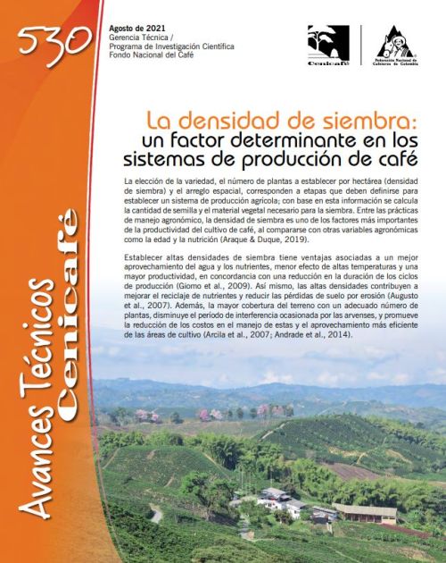 <p>(avt0530)La densidad de siembra: un factor determinante en los sistemas de producción de café (avt0530)</p>