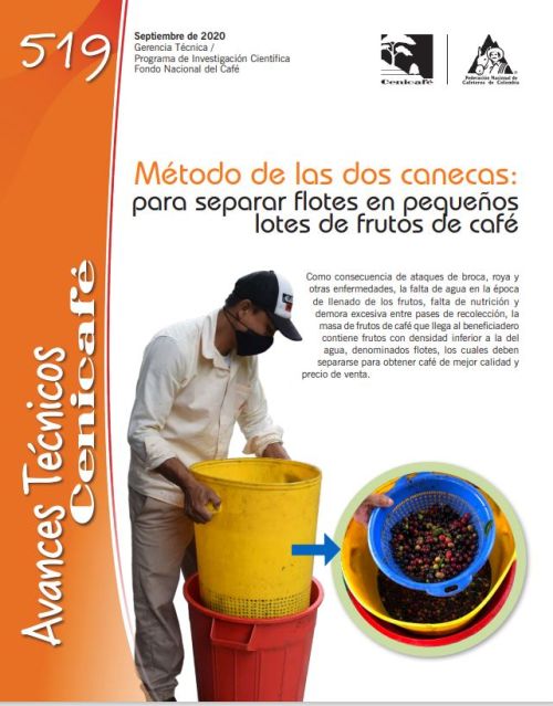 <p>(avt0519)Método de las dos canecas: para separar flotes en pequeños lotes de frutos de café (avt0519)</p>