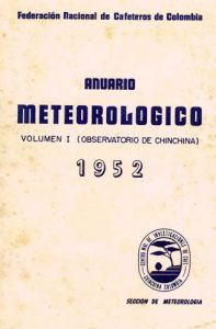 <p>Anuario Meteorológico Cafetero 1952</p>