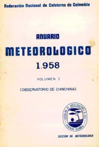 <p>Anuario Meteorológico Cafetero 1958</p>