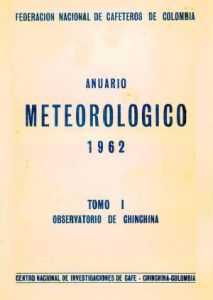 <p>Anuario Meteorológico Cafetero 1962</p>