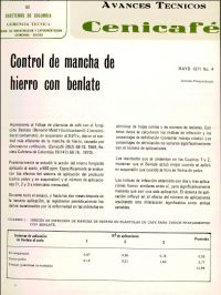 <p>(avt0004)Control de mancha de hierro con Benlate. (avt0004)</p>