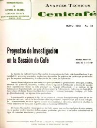 <p>(avt0018)Proyectos de investigación en la Sección de Café. (avt0018)</p>