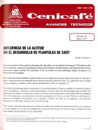 <p>(avt0024)Influencia de la altitud en el desarrollo de plántulas de café. (avt0024)</p>