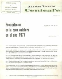 <p>(avt0073)Precipitación en la zona cafetera en el año 1977. (avt0073)</p>