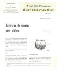 <p>(avt0078)Materiales de siembra para plátano. (avt0078)</p> <p>(avt0078)Materiales de siembra para plátano. (avt0078)</p>