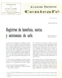 <p>(avt0080)Registros de beneficio, ventas y existencias de café. (avt0080)</p> <p>(avt0080)Registros de beneficio, ventas y existencias de café. (avt0080)</p>