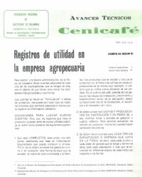 <p>(avt0081)Registros de utilidad en la empresa agropecuaria. (avt0081)</p>