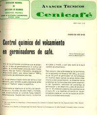 <p>(avt0085)Control químico del volcamiento en germinadores de café. (avt0085)</p> <p>(avt0085)Control químico del volcamiento en germinadores de café. (avt0085)</p>