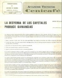 <p>(avt0087)La desyerba de los cafetales produce ganancias. (avt0087)</p>