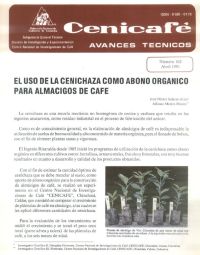 <p>(avt0162)El uso de la cenichaza como abono orgánico para almácigos de café. (avt0162)</p> <p>(avt0162)El uso de la cenichaza como abono orgánico para almácigos de café. (avt0162)</p>