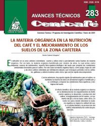 <p>(avt0283)La materia orgánica en la nutrición del café y el mejoramiento de los suelos de la zona cafetera. (avt0283)</p> <p>(avt0283)La materia orgánica en la nutrición del café y el mejoramiento de los suelos de la zona cafetera. (avt0283)</p>