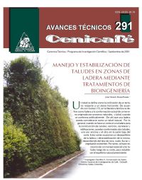 <p>(avt0291)Manejo y estabilización de taludes en zonas de ladera mediante tratamientos de bioingeniería. (avt0291)</p>