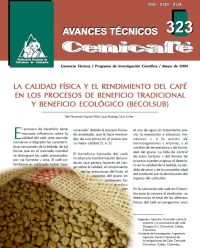 <p>(avt0323)La calidad física y el rendimiento del café en los procesos de beneficio tradicional y beneficio ecológico (Becolsub). (avt0323)</p> <p>(avt0323)La calidad física y el rendimiento del café en los procesos de beneficio tradicional y beneficio ecológico (Becolsub). (avt0323)</p>
