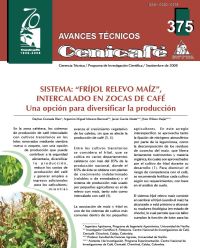 <p>(avt0375)Sistema: ‘Fríjol relevo Maíz’, intercalado en zocas de café. Una opción para diversificar la producción. (avt0375)</p> <p>(avt0375)Sistema: ‘Fríjol relevo Maíz’, intercalado en zocas de café. Una opción para diversificar la producción. (avt0375)</p>