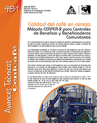 <p>(avt0481)Calidad del café cereza método CERPER-2 para centrales de beneficio. (avt0481)</p>