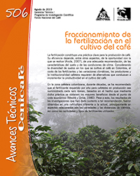 <p>(avt0506)Fraccionamiento de la fertilización en el cultivo del café (avt0506)</p> <p>(avt0506)Fraccionamiento de la fertilización en el cultivo del café (avt0506)</p>