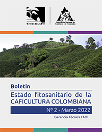 <p>Boletín estado fitosanitario de la caficultura colombiana. Marzo de 2022.</p>