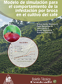 <p>Modelo de simulación para el comportamiento de la infestación por broca en el cultivo del café (bot047)</p> <p>Modelo de simulación para el comportamiento de la infestación por broca en el cultivo del café (bot047)</p>