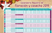 <p>Calendario registro de floración y cosecha 2019</p>